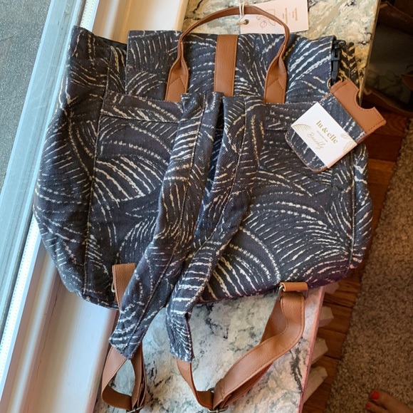 New with Tags Lu & Elle Paradise Palm Backpack and Wallet Set - Picture 5 of 8